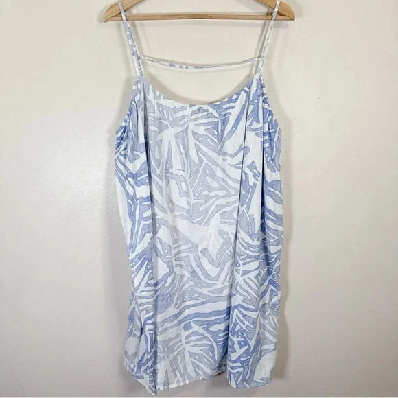 H&M Strappy Top White Blue Pattern - Picture 2 of 14